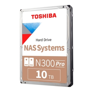 Disco duro Toshiba N300 PRO NAS, 10TB, SATA 6.0Gb/s, 7200rpm, 512MB Cache, 3.5.
