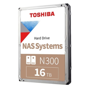 Disco duro Toshiba N300 16TB, SATA 6.0Gb/s, NAS, 512MB Cache, 7200RPM, 3.5