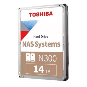 Disco duro Toshiba N300 NAS, 14TB, SATA 6.0Gb/s, 7200rpm, 512MB Cache, 3.5.