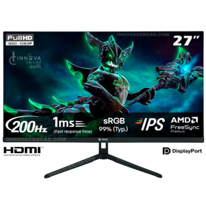 Monitor Teros 27 TE-2786G FHD 1920x1080 IPS 200Hz 1ms, HDMI, DP, FreeSync, gamer