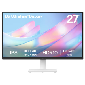 Monitor LG Ultrafine 27US500-W 27 UHD 4K 3840x2160 IPS 60Hz 5ms, HDMIx2, DP, Audio-Out, Blanco