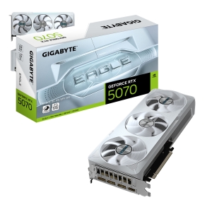 Tarjeta de video GIGABYTE GeForce RTX 5070 EAGLE OC ICE 12GB GDDR6X | DLSS 3.5 | Edicion especial color blanco
