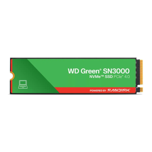 Unidad en estado solido WD Green SN3000 NVMe 500GB M.2 2280, PCIe Gen 4.0 x4, NVMe