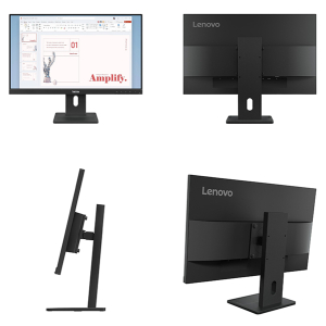 Monitor Plano Lenovo ThinkVision E24-40, 23.8 WLED FHD IPS/HDMI/DP/VGA/Parlantes (2Wx2)