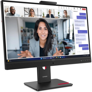 Monitor Lenovo ThinkVision T27QD-4v 27 WLED QHD IPS, HDMI, DP, DP-OUT, USB-C, RJ45, Parlantes 5Wx2