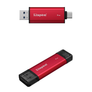 Unidad en estado solido Dual Portatil Kingston 1TB, Interfaz USB-A, USB-C, USB 3.2 Gen 2