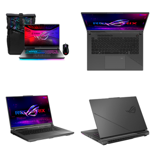 NB ASUS ROG G614FM-RV009W, AMD Ryzen 9-9955HX 2.5-5.4G, Memoria RAM 16GB DDR5, tarjeta de video RTX5060 8GB, disco solido 1Tb, pantalla 16