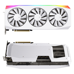Tarjeta de video XFX Mercury AMD Radeon RX 9070XT OC White Gaming Edition,16GB DDR6, PCIe5