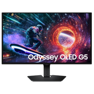 Monitor Samsung Odyssey G5 OLED 27, 2560x1440 2K QHD 180Hz 0.03ms, LS27FG500SLXPE
