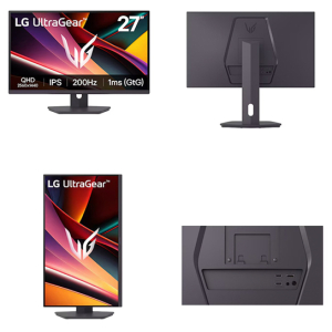 Monitor Gaming LG UltraGear G6, 27 QHD/IPS/200Hz/1ms (GtG)/HDMI x2/DP/Headphone-out