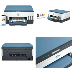 Multifuncional de tinta HP Smart Tank 725, Impresion/Escaneo/Copia/Wi-Fi/Bluetooth LE/USB