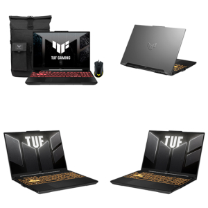 Laptop ASUS TUF F16, Intel i5 210H 4.8Ghz, Memoria RAM 8Gb DDR5, Disco Solido 512Gb SSD, Video Nvidia RTX 3050 6Gb, Pantalla 16 WUXGA IPS, gamer FX607VJB-RL209