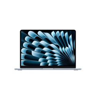 Laptop MacBook Air, procesador Apple M5 con 10#core CPU y 8#core GPU, Memoria RAM 16Gb, Disco Solido 512Gb SSD, Pantalla 13, Sky Blue