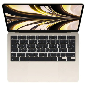 Laptop MacBook Air, procesador Apple M5 con 10#core CPU y 8#core GPU, Memoria RAM 16Gb, Disco Solido 512Gb SSD, Pantalla 13, Starlight