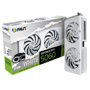 TARJETA DE VIDEO PALIT INFINITY 2 RTX5060 8GB OC GDDR7 128BIT 3-DP HDMI WHITE