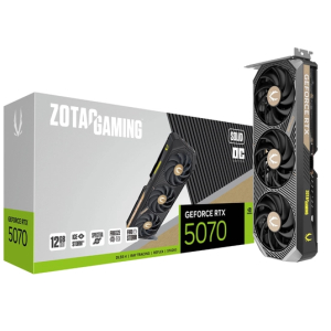 ZOTAC GAMING GeForce - PCI Express 5.0 x16 - NVIDIA GeForce RTX 5070-GDDR7-DisplayPort / HDMI ZT-B50700J-10P