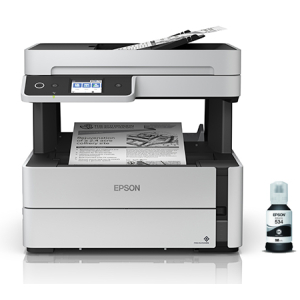 Impresora Multifuncional Epson EcoTank M3170 - blanco y negro - hasta 20 ppm (mono) capacidad: 250 sheets C11CG92301
