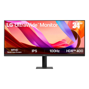 Monitor LG UltraWide 34 WFHD 2K 100Hz, IPS, HDMI, DisplayPort, Compatible con Montura VESA, 34U511A-B