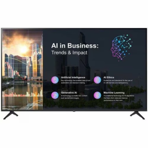 LCD Pantalla digital Signage LG 43PK640S 1092.20mm - 16 Horas/7 Dias Operacion - Hig Dynamic Range (Alto rango dinamico, HDR) - 3840 x 2160 - 8ms - Direct LED - 270cd/m² - 2160p - USB - HDMI - En Serie - LAN inalambrica - Bluetooth - Ethernet - webOS 25 - Negro