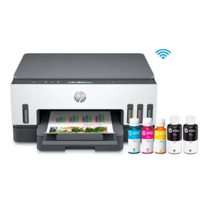 Impresora Multifuncional HP 720 Inalambrico Smart Tank - Color - Copiadora/Impresora/Escaner - 23 ppm Mono / 22 ppm de impresion en color - 4800 x 1200 dpi Impresion - Duplex impresion Automatico - Hasta 5000 paginas al mes