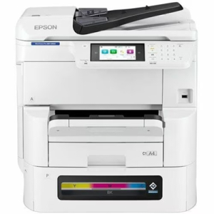 Impresora Multifuncional Epson WorkForce Pro EM-C8100, Con cable e inalambrico - Color - Copiadora/Fax/Impresora/Escaner - Duplex impresion Automatico - Hasta 75000 paginas al mes