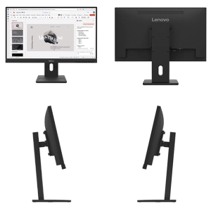 Monitor Lenovo ThinkVision E22-40, 21.5 1920x1080 WLED IPS, HDMI/DP/VGA Color Raven Black