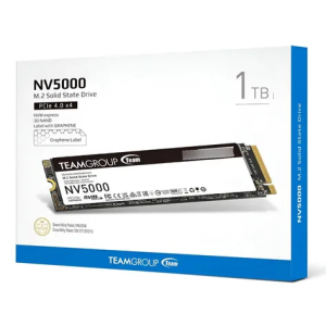 SSD 1TB TG NV5000 M.2 PCI-E4X4 Unidad de estado solido TEAMGROUP NV5000 M.2 PCIe4.0 SSD M.2 1TB, PCIe Gen4x4