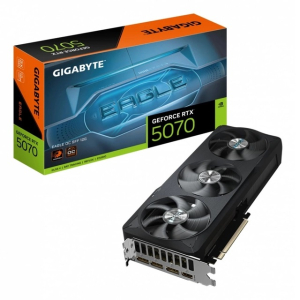 VGA 12G GB RTX5070 EOC ICE D7
Tarjeta de video GIGABYTE GeForce RTX 5070 EAGLE OC ICE SFF 12, 12 GB GDDR7, PCIe Gen