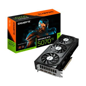 Tarjeta de video GIGABYTE GeForce RTX 5070 Ti WINDFORCE OC V2 16G, 16GB GDDR7 PCIe
