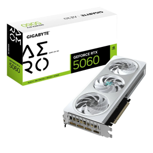 Tarjeta de video GIGABYTE GeForce RTX 5060 AERO OC 8G, 8GB GDDR7, PCIe Gen 5.0