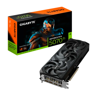 Tarjeta de video GIGABYTE GeForce RTX™ 5070 Ti WINDFORCE OC SFF 16G, 16GB GDDR7