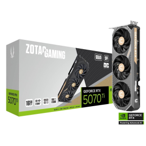 Tarjeta de Video Zotac GAMING GeForce RTX 5070 Ti, 16GB GDDR7, PCI Express, ZT-B50710J3-10P