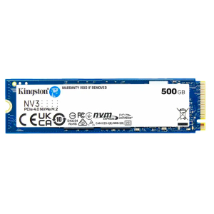 DISCO DURO SOLIDO Kingston - 500GB -NV3 M.2 2280 NVMe Up to 6000 M SNV3S/500G