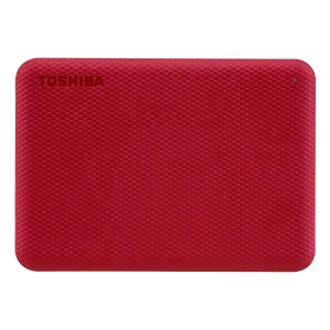 Disco Duro Portatil Toshiba Canvio Advance 2TB USB 3.0 Rojo, HDTCA20XR3AA