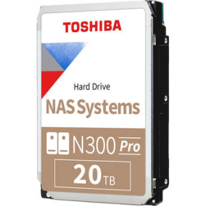 Disco Duro Toshiba N300 Pro 20TB 3.5 SATA 7200RPM para NAS