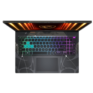 Laptop MSI Cyborg 15 Gaming, Intel i7-240H, Memoria RAM 16Gb DDR5, Disco Solido 512Gb SSD, Pantalla 15.6 FHD, Video NVIDIA RTX5060 8Gb, Win11, Translucent Black, gamer B2RWFKG-071US