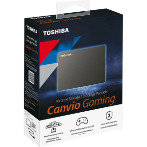 Disco Duro Portatil Toshiba Canvio Gaming HDTX110XK3AA, Uso Externo, Capacidad 1Tb, USB 3.0