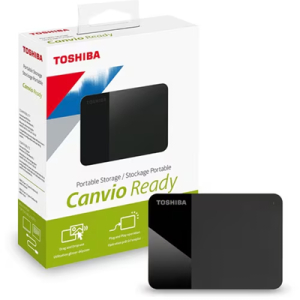Disco Duro Portatil Toshiba Canvio Ready HDTP320XK3AA - Externo - 2TB - Negro - MAC Dispositivo compatible - USB 3.0 - 1 Solamente