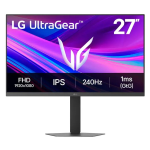 Monitor LG UltraGear G4 27G440A-B 27 Full HD 1920x1080, IPS, 240Hz, HDMI x2, DisplayPort, Audio 3.5mm, Pivot, gamer