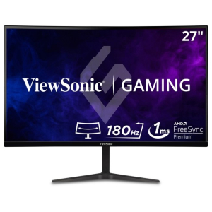 Monitor Gamer ViewSonic OMNI VX2718-2KPC-MHD 27 WQHD 2560x1440 Curvo, Panel MVA, 180Hz, 5ms, Adaptive Sync, HDMI, DisplayPort, Compatible con Montura VESA