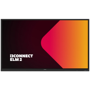 Pantalla Interactiva i3CONNECT ELM 2 65 4K UHD 3840x2160 LCD Tactil, 450 cd/m², HDMI, USB, VGA, Bluetooth, Android 14
