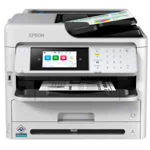 Impresora de inyeccion de tinta multifuncion Epson WorkForce Pro WF-M5899 - Monocromo - Copiadora/Fax/Impresora/Escaner - Duplex impresion Automatico - Color De Superficie Plana Escaner - Monocromo Fax