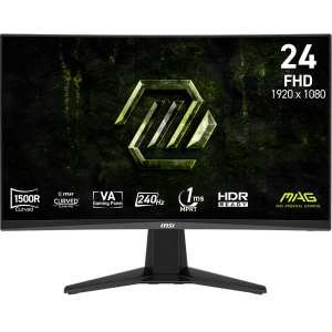 Monitor MSI MAG 245C X24 de 24 Curvo Full HD 1920x1080 240Hz 1ms HDMI DisplayPort Gaming