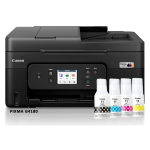 Impresora Multifuncional CANON PIXMA G4180, Inyeccion de Tinta, Tanques Recargables, Duplex Automatico, ADF, Wi-Fi
