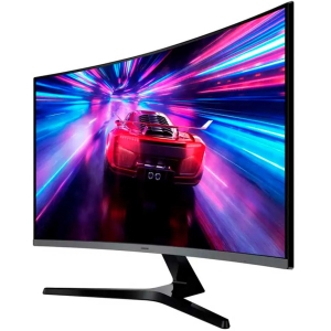 Monitor Samsung Essential , 32 Full HD Curvo, VA, 100Hz, 4ms, Eye Saver Mode, Base Ergonomica, HDMI, VGA, LS32D390GANXZA, gamer