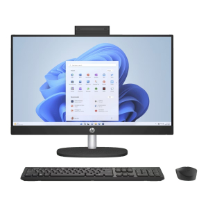 Computadora All-in-One AIO HP 24-cr0000la , 23.8 Full HD IPS, AMD RYZEN5 40 MAX TURBO, 8GB LPDDR5, 512GB SSD, FreeDOS
