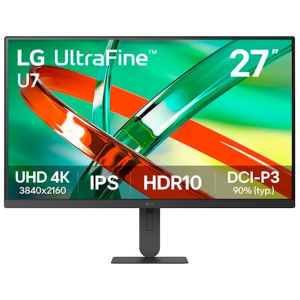 Monitor LG UltraFine U7 27 3840x2160 4K UHD IPS 60Hz FreeSync HDMI DisplayPort Negro