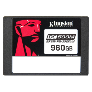 Disco Solido Kingston DC600M 960GB SATA 6Gb/s 2.5, Uso Mixto, Servidor Dispositivo compatible, 1752TBW, 560MB/s, 256-bit AES