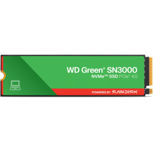 Disco Duro Solido 1Tb SSD, Wester Digital Greeen, M.2 SN3000, NVMe 2280,PCIe Gen 4.0