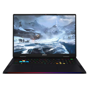 Laptop MSI Raider 18 HX AI A2XWIG-420, Intel Ultra9 285HX, Memoria RAM 32GB, Disco Solido 1TB SSD, Video Nvidia RTX 5080 16GB, Pantalla 18 WQXGA 240Hz, Teclado RGB Retroiluminado, Win11, Core Black, Gamer